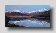 reflection,Loch Glascarnoch    oil on canvas   50 x 100cm